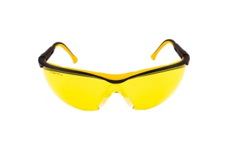 Очки защитные MSG-402 (поликарб, желтые, покрытие super, мяг носоупор рег дужек по длин и углу накл)