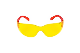 Очки защитные MSG-302 (поликарбонат, желтые, покрытие super, повыш контрастность, мягкий носоупор)