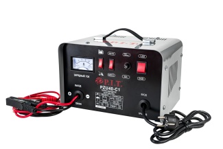 Пуско-зарядное устройство PZU40-C1 МАСТЕР(12/24В,ток зар18/25А, ток38А,мощ850Вт/5кВт ток120) P.I.T.