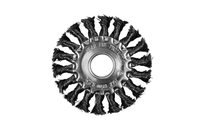 Щетка витая дисковая P.I.T. 100x0,5мм M14(APLS12-S100) фото 2